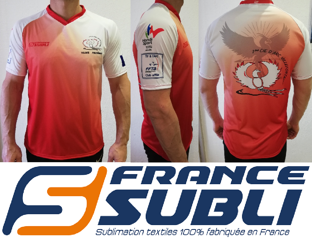 Maillots Cie arc Villefontaine